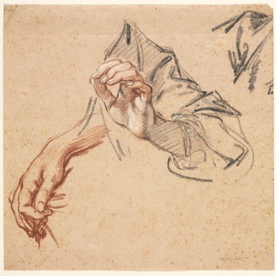 Study of Hands by Pierre Lenfant