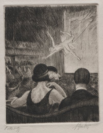 Acrobat at the Music Hall by Pierre Louis Gatier