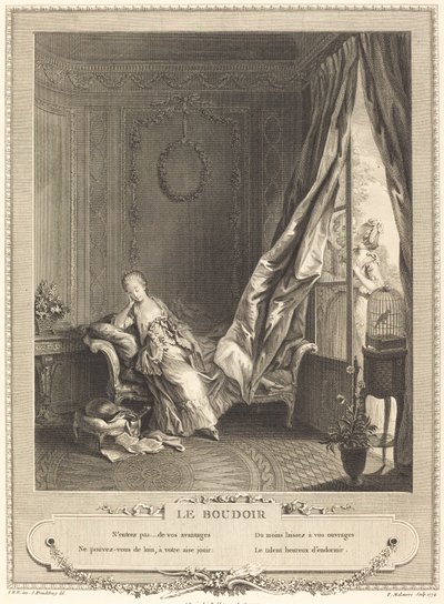 The Boudoir by Pierre Maleuvre after Sigmund Freudenberger