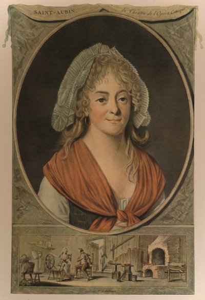 Madame Saint-Aubin, late 18th century, 1913 by Pierre Michel Alix