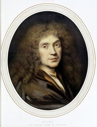 Molière by Mignard - Musée de Chantilly by Pierre Mignard