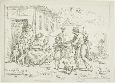 Homer by Pierre Nolasque Bergeret