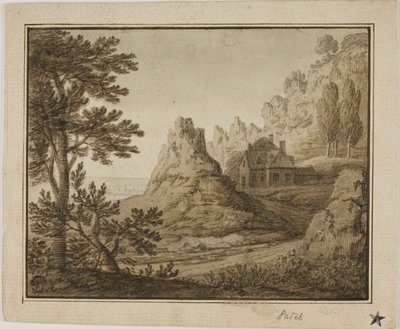 Mountainous Coastal Village by Pierre Patel I