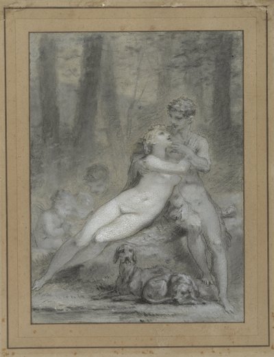 Venus and Adonis by Pierre Prud
