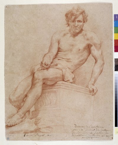 Sitting Man by Pierre Puget