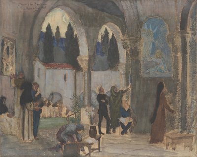 Christian Inspiration, 19th century by Pierre Puvis de Chavannes