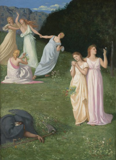 Death and the Maidens by Pierre Puvis de Chavannes