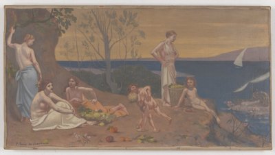 Pleasant Land by Pierre Puvis de Chavannes