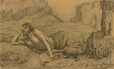Orpheus by Pierre Puvis de Chavannes