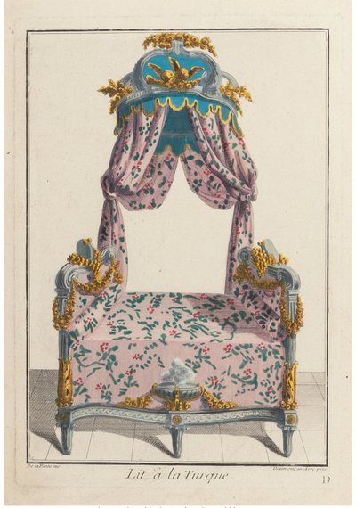 Lit à la Turque by Pierre de La Mesangere