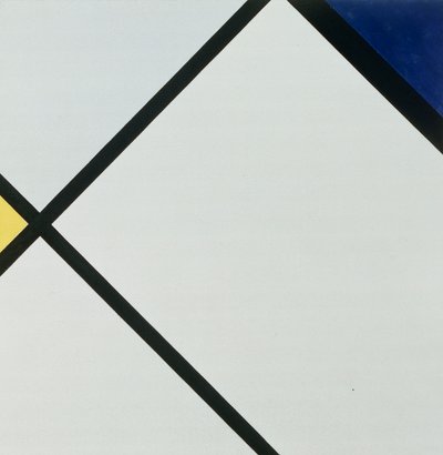 Composition No 1 by Piet Mondrian