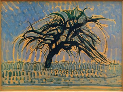The Blue Tree by Piet Mondrian