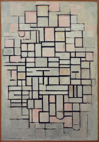 Composition No. IV; Composition 6 by Piet Mondrian