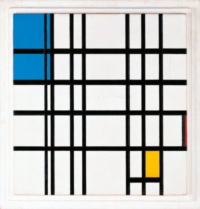 Rhythm of Black Lines by Piet Mondrian