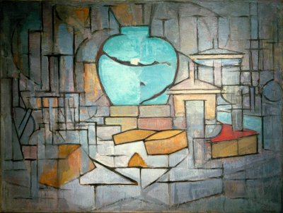 Still Life with Ginger Pot II by Piet Mondrian