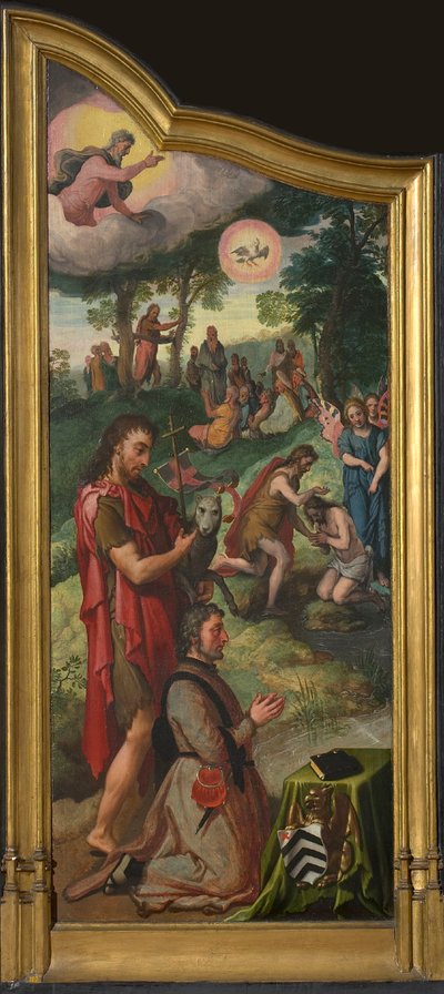 Jan van der Biest Triptych (left panel) by Pieter Aertsen