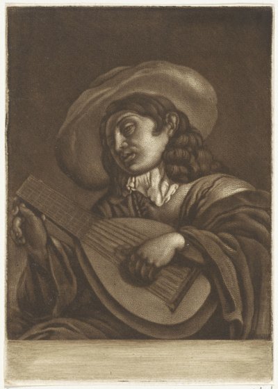 Lute Player by Pieter Anthony Wakkerdak