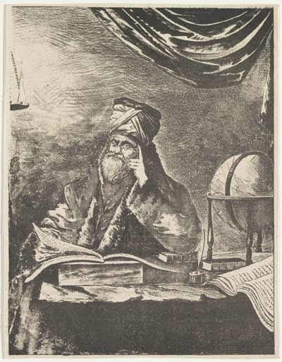 Scholar in His Study by Pieter Bartholomeusz. Barbiers