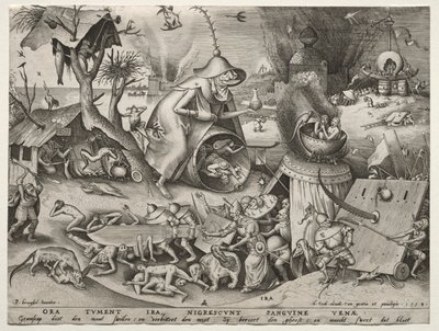The Seven Deadly Sins: Anger by Pieter Bruegel