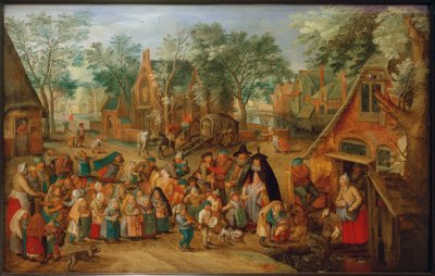 The Whitsun Bride Play by Pieter Brueghel the Younger