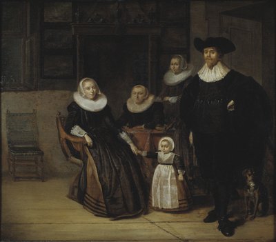 Portrait of a Family by Pieter Codde