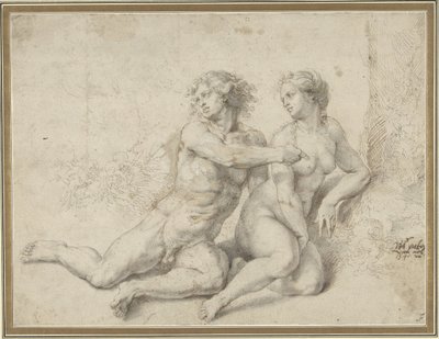 The Fall of Man, Adam and Eve by Pieter Coecke van Aelst (I)