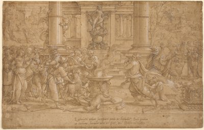 The Sacrifice at Lystra by Pieter Coecke van Aelst