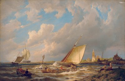 Maassluis, Holland by Pieter Cornelis Dommerson