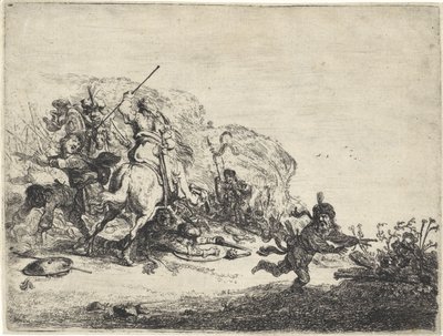 Cavalry Battle by Pieter Cornelisz. Verbeeck