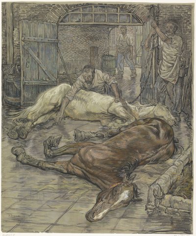 The Slaughter of Two Horses by Pieter Dupont