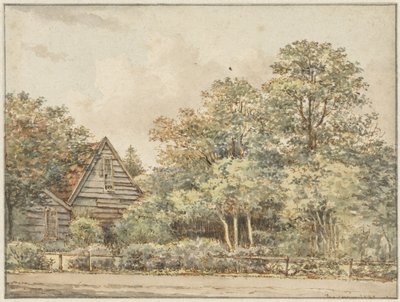 House in a Wooded Area by Pieter Ernst Hendrik Praetorius