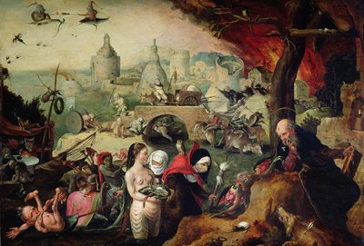 The Temptation of St. Anthony, 1547 by Pieter Huys