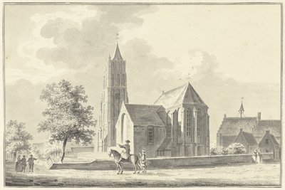 Church and Town Hall in Heukelom by Pieter Jan van Liender