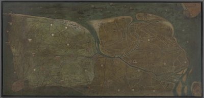 Map of Brugse Vrije by Pieter Jansz. Pourbus