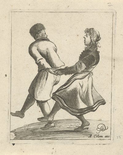 Dancing Couple by Pieter Jansz Quast