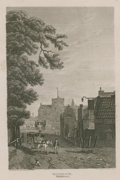 Highgate, Middlesex by Pieter Jansz. Quast