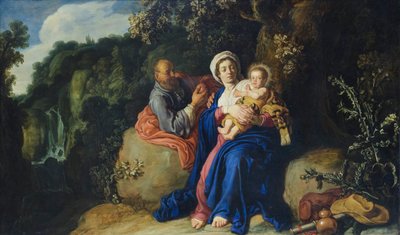 The rest on the flight into Egypt by Pieter Lastman