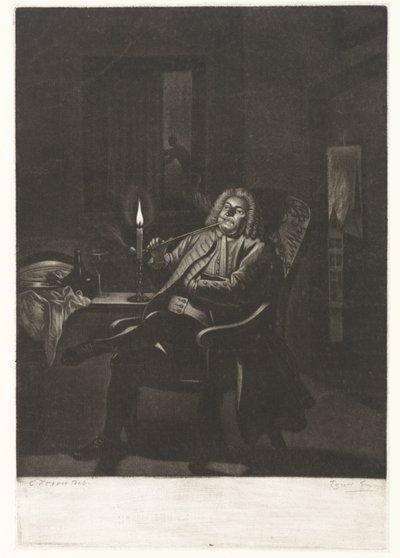 Man Smoking a Pipe by Pieter Louw
