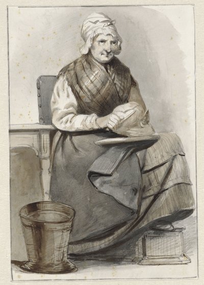 Seated Woman by Pieter Marinus van de Laar (attributed to)
