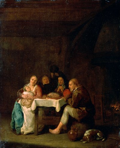 The Prayer Before Dinner by Pieter Meulener