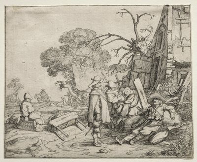 Landscape with Soldiers by Pieter Molyn