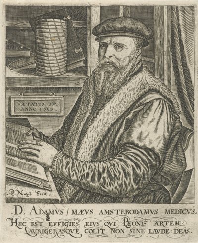 Portrait of Adam Maeus by Pieter Nagel