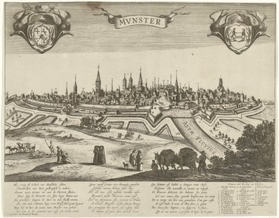 Panorama of Münster by Pieter Nolpe
