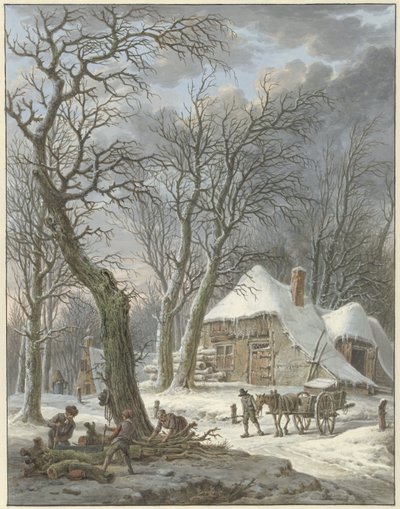 Winter Landscape by Pieter Pietersz. Barbiers