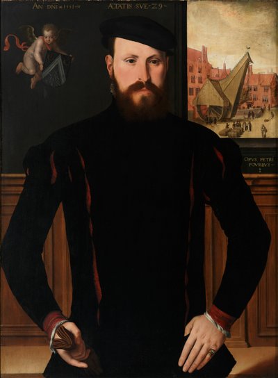 Portrait of Jan van Eyewerve by Pieter Pourbus