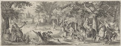 Heron Hunt by Pieter Serwouters
