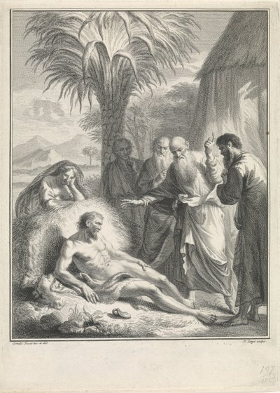 Job on the Dunghill by Pieter Tanjé