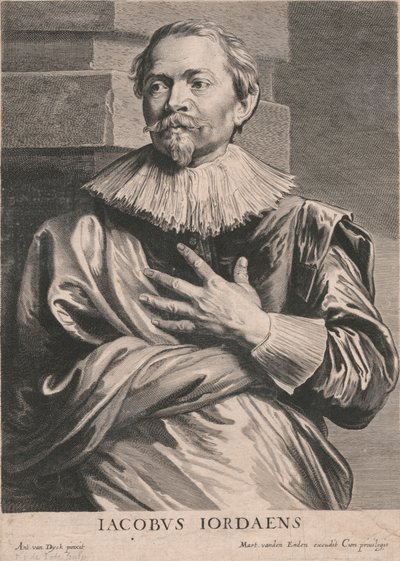 Jacobus Jordaens by Pieter de Jode