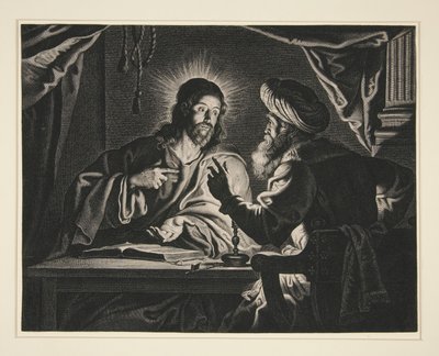 Christ and Nicodemus by Pieter de Jode II