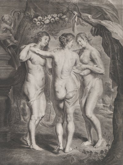 The Three Graces by Pieter de Jode II